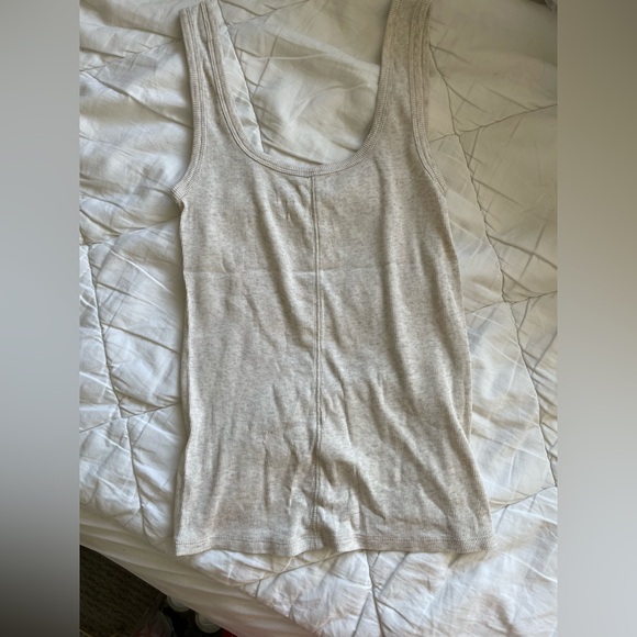 Everlane Luxe Rib Square-Neck Tank - Picture 2 of 4